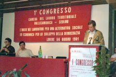 1981 Primo congresso Fillea